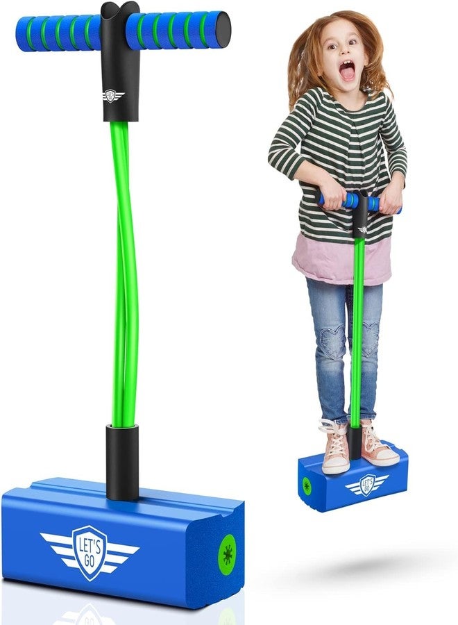KANDPAND Pogo Stickfor Boys Girls, Foam Pogo Jumper for Kids Gifts Outdoor s for Toddlers Age 3 and Up Garden Boys Girl Gifts | Pogo Jump Makes Pop Sounds [Multicolor] - Image 1
